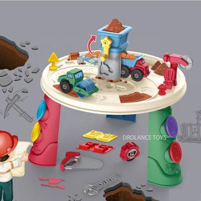 China Best Selling 35pcs DIY Dough Dough Table Children Educational Toys Play Dough Toy for sale