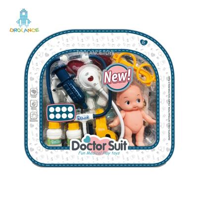 China With Sound and Light Customizable Baby & Doctor Doll Kit Toy With IC Doctor Toy Play Set Doctor Kit for sale