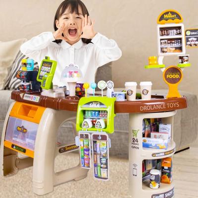 China Healthy and Light Hot Game Toy Shop Kids Pretend Amazon Selling Role Shopping Supermarket Toys Home Supermarket Toy for sale