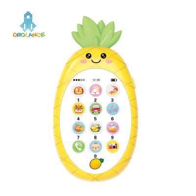 China Toy Cute Design Early Education Musical Battery Operated Mobile Phone Kids Lightweight Baby Toys Baby Cell Phone Toy for sale