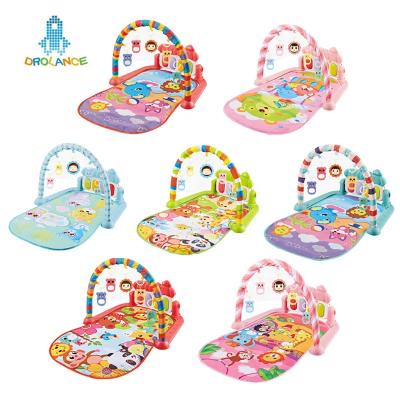 China Educational Toy Baby Play Mat Infant Activity Carpet Gym Toy Wholesale Musical Piano Play Mat Game Colorful Piano Fitness for sale