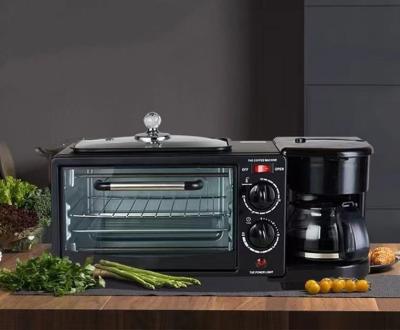 China Máquina de desayuno multifuncional de 9L 12L de capacidad en horno negro y más en venta