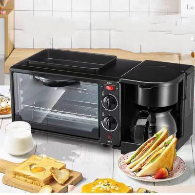 China 9L Electric Oven Coffee Machine Frying Pan-Three-in-One Breakfast Kitchen Appliance for sale