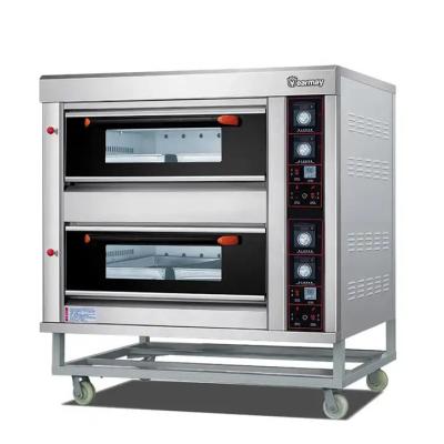 China Baking Bakery Timing Device Gas Oven With Compact Design And 5 Cooking Modes 1-3 Layer MFA-12LD for sale