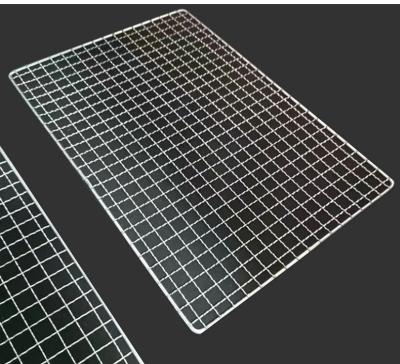 China Stainless Steel Wire Square Straight BBQ Net Mesh in Various Sizes for Customized Barbecue for sale