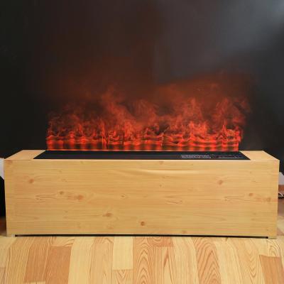 China Stove Electric Simulated Fireplace Brown Electric Heating Function for sale