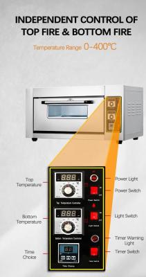 China Innovatieve elektrische oven van roestvrij staal / Premium elektrische oven voor de productie van koekjes Te koop