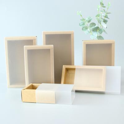 China Biodegradable PVC Transparent Cowhide Biodegradable Cowhide Packaging Box Wedding Candy Gift Box Wedding Gift Wrapping Paper Jewelry Display Box Leather Carton for sale