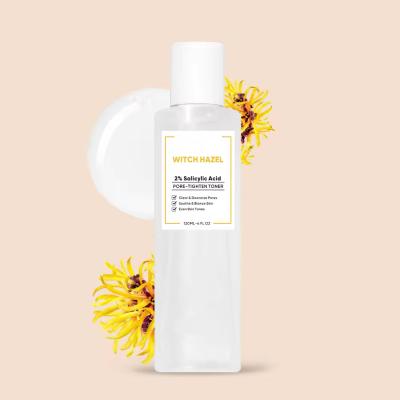 China Witch Hazel Gezichtsversterker Pore Minimiser Kalmerend Huidbehandeling Product Huidversterker Te koop