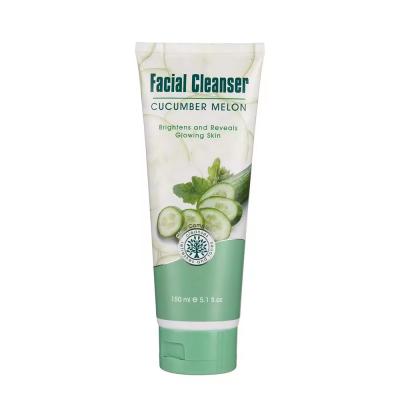 China OEM ODM Cucumber Fragrance Deep And Gentle Cleansing Foam Free Facial Cleanser for sale