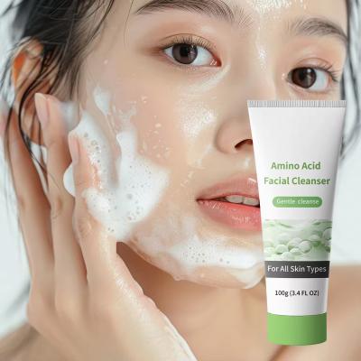 China Olie Control Verfrissend Gezicht Wassen Acne Clearing Aminozuur Vette huid Gezichtsreiniger Te koop