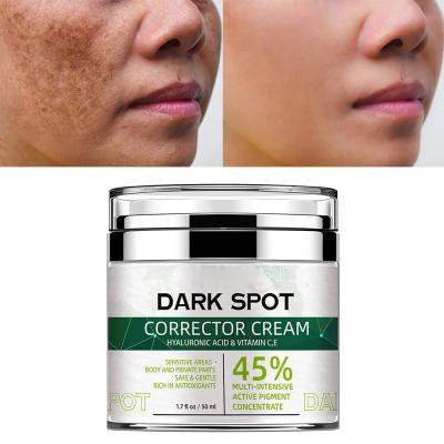 China Face Black Freckle Acne Fade Dark Spot Removing Corrector Whitening Cream for sale