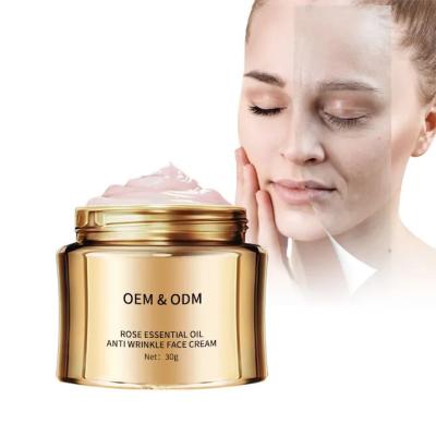 China Beauty Natural Rose Lotus Extract Repair Face Cream Moisturizing Anti Wrinkle Rose Oil Face Cream For All Skin Types for sale