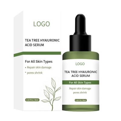 China Tea Tree Sensitive Skin Glow Facial Serum Hyaluronic Acid Serum for Face Whitening for sale