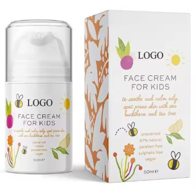 China OEM ODM Creme Facial de Marca Privada Hidratante para Crianças Nutritivo e Calmante para Todos os Tipos de Pele Creme Facial Natural e Loção à venda