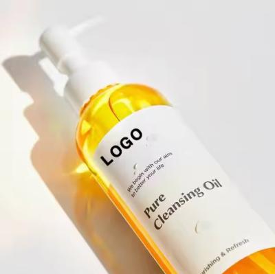 China OEM / ODM Label Pure Cleansing Oil Makeup Remover Oil Facial Cleansing Oil Reduce Blackhead Nourishing and Refresh for All Skin for sale