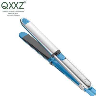 China Optional Hair Straightener Color Safety Stainless Steel Titanium Flat Iron Hair Straightener With LED Display for sale