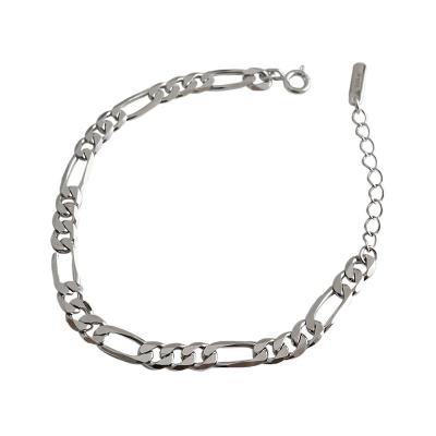 China CLASSIC Unisex Jewelry Fashion Silver Custom Link Bracelets for sale