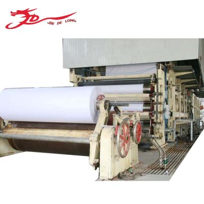 China Factory Waste Paper Wood As Raw Materials For Producing Culture Jumbo Roll Paper Machine for sale