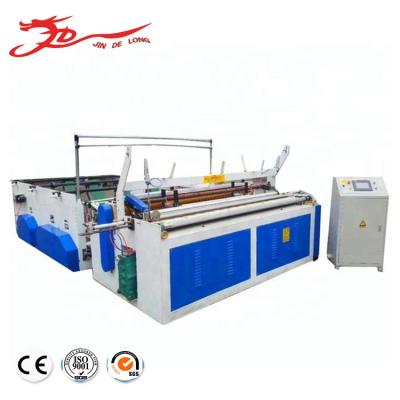 China Factory China Small Business Toilet Paper Tissue Paper Roll Slitter Rewinding Machine for sale