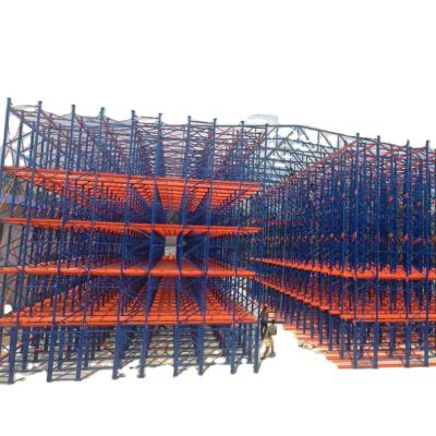 China Corrosion Protection Automatic Warehouse Shelving Rack Clade Supported Warehouse Building for sale