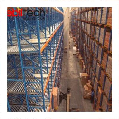 China Corrosion Protection Steel Storage Rack Flow Pallet Rack FIFO Pallet Racking for sale