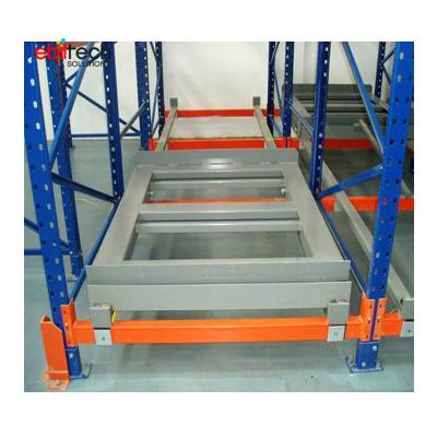 China Corrosion Protection Ebil Metal Warehouse Push Back Rack With Factory Price for sale