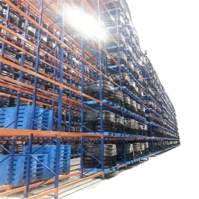 China High Density Aisle Corrosion Protection Pallet Rack VNA Very Narrow Rack Heavy Duty Selective Metal Pallet Rack for sale