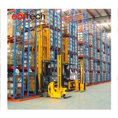 China Corrosion Protection Warehouse Storage Aisle Heavy Duty Even Vna Pallet Storage Narrow Rack for sale