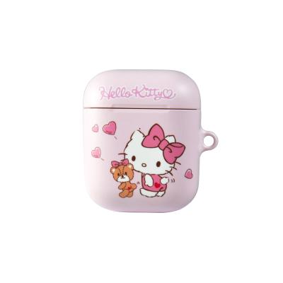 China wholesale newest 4 part girly designers for airpod case 3d sublimation pink case with cat design for airpods case for sale