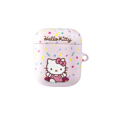 China 4 parts nueva 3D sublimation white kitty design for airpod case designer custom cute airpod case for girls for sale