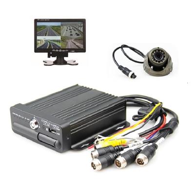 China Travel Sightseeing Bus Car Park Mobile Dvr CCTV Based On 3G GPS Module With 4 Channel Camera M10C for sale