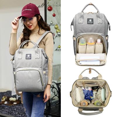 China 2021 Fashion Mom Backpack Women Baby Diaper Changing Bag High Quality Oxford Comfortable Waterproof Diaper High Quality for sale