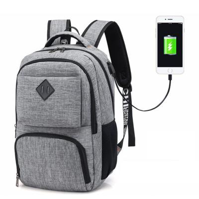 China With Custom Trending Logo USB 15 Inch Computer Laptop Smart Bag With USB Charging Large Capacity Travel Backpack for sale