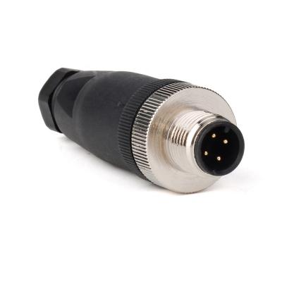 China audio & Phoenix video contact M12MS-4CON-PG 7-M cable mount connector, 4 contacts, M12 connector, socket for sale