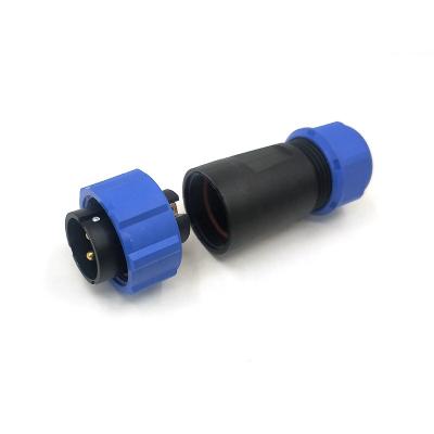 China SP21 Automotive 2PIN 3PIN 4PIN 5 PIN Waterproof Connector, Screw Press Plug In Socket Aviation Connector 30A 500V Industrial Connector for sale