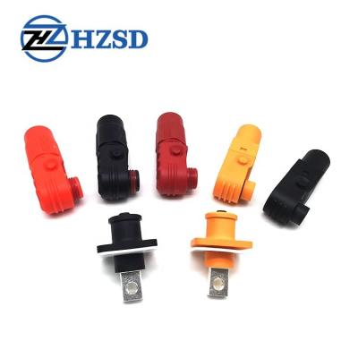 China IP67 HV 60a Energy Storage DC Power Connector System 60a 120a 150a 200a 350a Plug Battery Energy Storage Crimp Type Quick Connector for sale