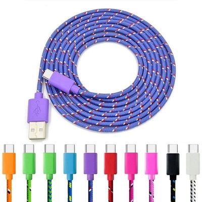 China Data Transfer Cable Wholesale Multi Function Custom Color Braided Outdoor Fast Charge 3A Mobile Phone Computer Data Cable for sale