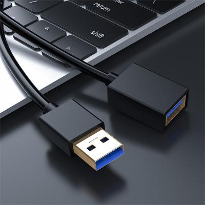 China Wholesale High Speed ​​MP3/MP4 Player USB Cables Black USB 3.0 Type A Male To Type A Female Cable For Scanner for sale