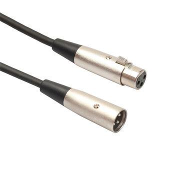 China High Quality Male XLR Microphone Cables Metal Pins To Female 3 Pin Cable Extension Microphone Audio for sale