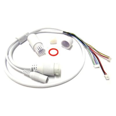 China PVC Poe Ip66 Network Camera Connectors Video Power Cable Pigtail Audio Cable For IP Camera for sale