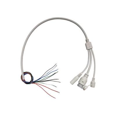 China PoE Camera / IP Camera Pigtail Cable Telecom Communication For CCTV IP Camera Panel Module With Waterproof Connector for sale