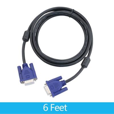 China COMPUTER VGA to VGA Cable SVGA HD15 Monitor Cable Male to Male 6 Feet Video Support 1080P Full HD for HDTVs, Displays, Connectors Projector for sale