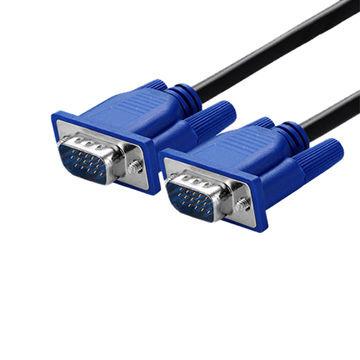 China Custom High Quality Computer Length 1m VGA Male Cable 2m To Male VGA Cable For TV Display Projector for sale