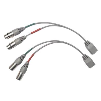 China High-efficient in stock 8 inch rj45 female to two / dual male xlr adapter cable for sale