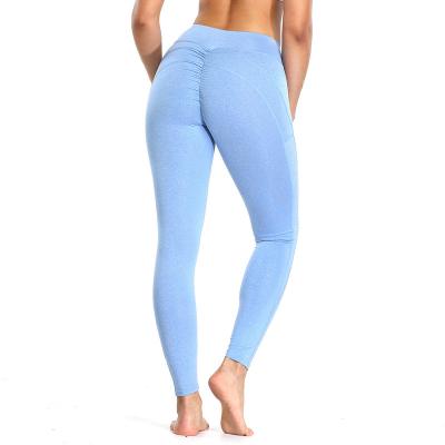 China S-XL Breathable High Waist V Cut Cross Wrap Belt Design Butt Fitness Gym Gaiters Tight Lifting Tights Booty Butt Crack! crack! yoga pants for sale