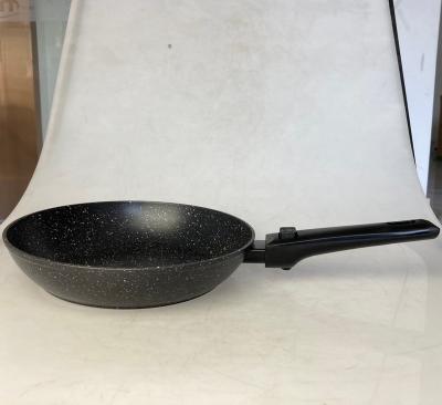 China Sustainable Detachable Handle Forged Aluminum Cookware Skillet for sale