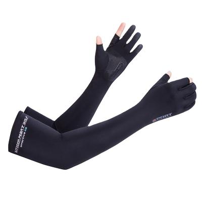 China Long Ice Cycling Warm Mountain Camouflage Sports Anti Arm Sleeve Half Finger Summer UV Rise Cycling Gloves Quick Dry CRBS20C for sale