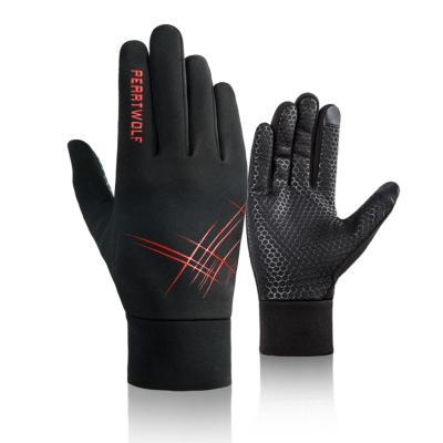 China Unisex Outdoor Winter Bicycle Windproof Gloves Bike Cycling Gloves For Men Anti-slip Warm Gloves for sale