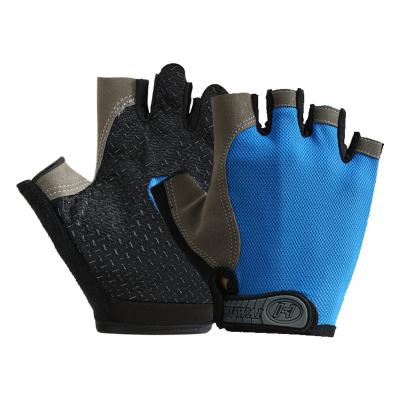 China Spandex OutdoorCycling WeightliftingSportGlovesHalf Finger Non-Slip Breathable FitnessGloves for sale